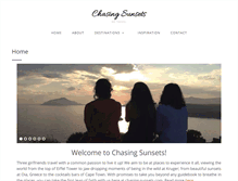 Tablet Screenshot of chasing-sunsets.com